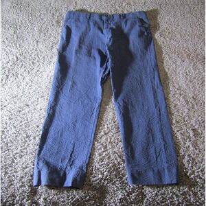 Larusmiani Pants Mens 36 Seersucker Dress Trousers Slacks Formal Casual